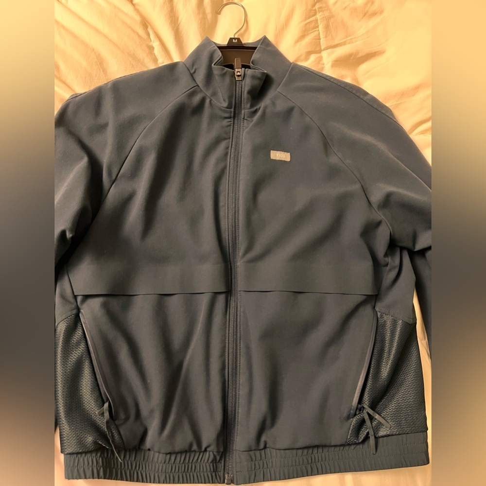 Figs Dark Harbor Sydney Performance Scrub Jacket